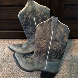 OLD WEST Boots Women’s 5.5 Green Teal